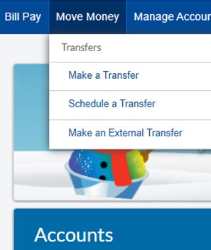 Online Banking - Make a Transfer
